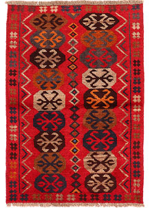 Firebrick Baluchi 2' 8 x 3' 10 - SKU 54896