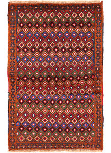 Multi Colored Baluchi 2' 7 x 4' 1 - SKU 54954