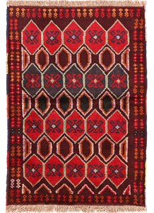 Multi Colored Baluchi 2' 9 x 3' 9 - SKU 54978