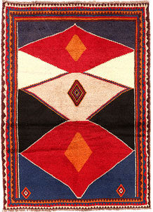 Multi Colored Baluchi 3' 11 x 5' 5 - SKU 54993