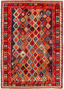 Multi Colored Baluchi 4' x 5' 9 - SKU 55010