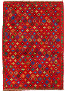 Firebrick Baluchi 3' 4 x 4' 9 - SKU 55078