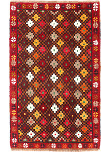 Multi Colored Baluchi 2' 10 x 4' 8 - SKU 55097