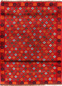 Firebrick Baluchi 3' 4 x 4' 4 - SKU 55109