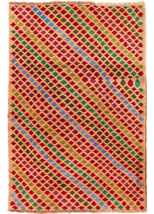 Multi Colored Baluchi 3' 3 x 4' 10 - SKU 55113