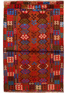 Multi Colored Baluchi 3' 3 x 5' 1 - SKU 55164
