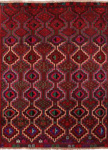 Maroon Baluchi 5' 11 x 7' 3 - SKU 55172