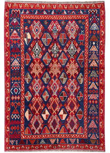 Dark Blue Baluchi 4' x 5' 9 - SKU 55233