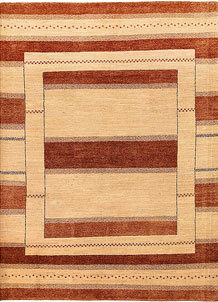 Navajo White Gabbeh 5' 9 x 7' 7 - No. 55666
