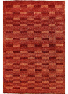 Firebrick Gabbeh 4' 5 x 6' 7 - No. 55673