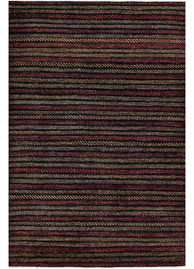 Multi Colored Gabbeh 4' 7 x 6' 8 - No. 55731