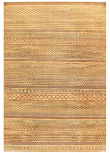 Navajo White Gabbeh 6' 6 x 9' 4 - No. 55860