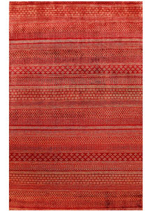 Firebrick Gabbeh 5' 6 x 8' 7 - No. 55923