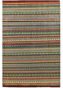 Multi Colored Gabbeh 5' 8 x 8' 4 - No. 55953