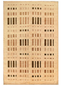 Navajo White Gabbeh 6' x 9' 4 - No. 55981