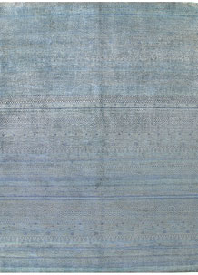 Light Steel Blue Gabbeh 9' 1 x 12' - No. 56120