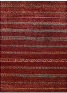 Maroon Gabbeh 8' 6 x 11' 5 - No. 56129