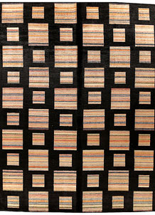 Black Gabbeh 9' 1 x 12' - No. 56131