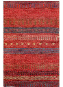Multi Colored Gabbeh 4' 5 x 6' 10 - No. 56251
