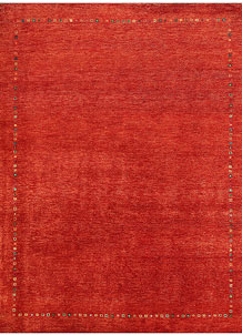 Orange Red Gabbeh 5' 1 x 6' 7 - No. 56301