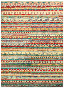 Multi Colored Gabbeh 5' x 7' - No. 56307