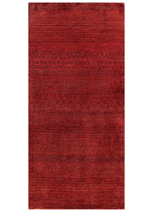 Dark Red Gabbeh 3' 1 x 4' 11 - No. 56453