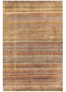 Multi Colored Gabbeh 4' x 6' - No. 56498