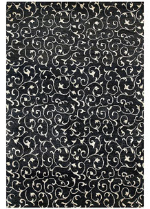 Black Gabbeh 5' 7 x 8' 2 - SKU 56668