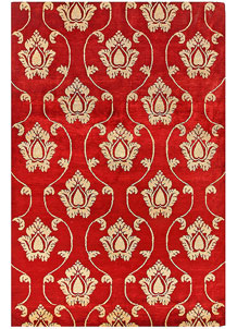 Firebrick Gabbeh 5' 11 x 9' - SKU 56673