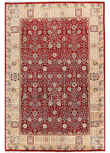 Dark Red Mahal 6' 7 x 9' 9 - SKU 56703