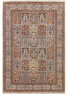 Multi Colored Bakhtiar 4' 6 x 6' 7 - No. 56770