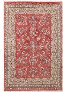 Light Coral Mahal 4' 5 x 6' 8 - No. 56779