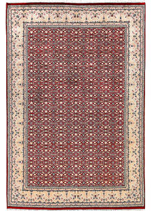 Maroon Mahal 4' 6 x 6' 8 - SKU 56782