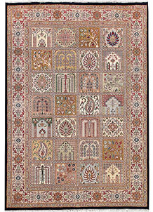 Multi Colored Bakhtiar 4' 6 x 6' 6 - No. 56831