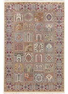 Multi Colored Bakhtiar 4' 4 x 6' 5 - No. 56833