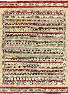 Multi Colored Kazak 6' 6 x 7' 4 - No. 56952