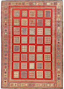 Orange Red Bakhtiar 6' 8 x 9' 5 - No. 56973