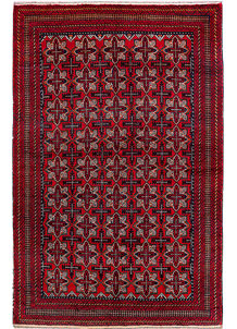 Firebrick Baluchi 5' 11 x 9' 1 - SKU 56982