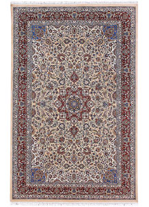 Bisque Kashan 5' 1 x 7' 10 - No. 57089