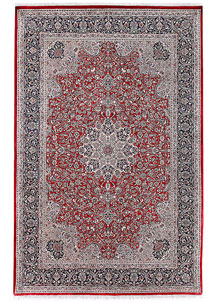 Firebrick Kashan 4' 8 x 7' 1 - No. 57093