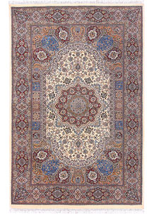 Cornsilk Isfahan 4' 7 x 6' 11 - No. 57094