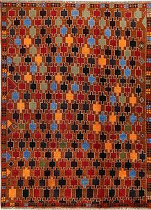 Saddle Brown Baluchi 5' 9 x 7' 9 - SKU 57152