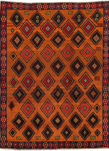 Saddle Brown Baluchi 5' 10 x 7' 10 - SKU 57163