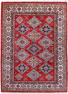 Firebrick Kazak 4' 11 x 6' 6 - No. 57209