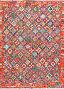 Multi Colored Kilim 8' 4 x 9' 9 - No. 57332