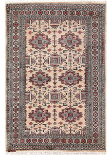 Bisque Caucasian 5' 4 x 7' 10 - No. 58566