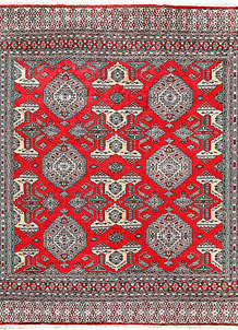 Red Caucasian 6' 9 x 7' 2 - No. 58574