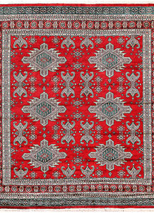 Firebrick Caucasian 7' 1 x 6' 9 - No. 58581