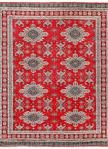 Red Caucasian 6' 8 x 8' 4 - No. 58586