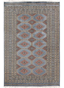Dark Grey Jaldar 4' 1 x 6' 3 - No. 58640